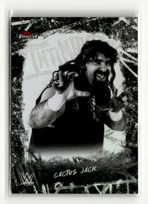 Cactus Jack 2025 Topps Finest WWE Intimidators Refractor #INT-CC ② [don101 - Image 1 of 2
