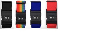 4x Cinturones para Maleta Correas para Equipaje de Viaje de Seguridad Extra Fuerte Ajustable  - Imagen 1 de 2