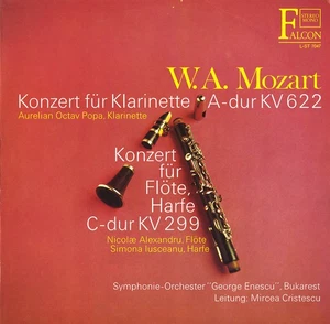 MOZART Clarinet Concerto K.622 AURELIAN OCTAV POPA Falcon LST-7047 STEREO LP - Picture 1 of 3