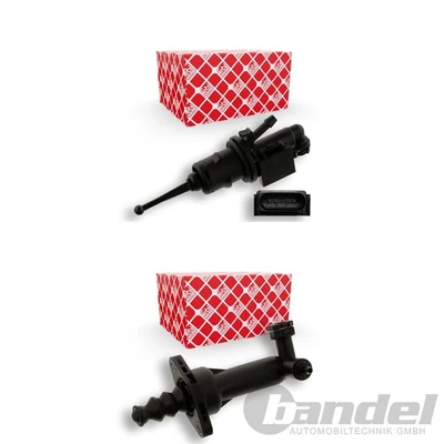 2x FEBI NEHMERZYLINDER + GEBERZYLINDER passend für VW MQ200 GOLF 5 6 TOURAN AUDI - Bild 1 von 4
