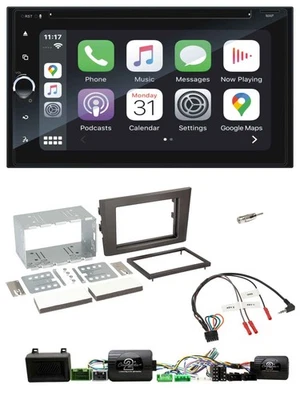 Blaupunkt 2DIN Bluetooth DAB USB DVD Lenkrad Autoradio für Volvo XC 90 2004-2014 - Bild 1 von 4