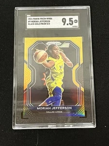 2021 Panini WNBA Prizm Moriah Jefferson Black Gold Prizm #9 /5 - Picture 1 of 1