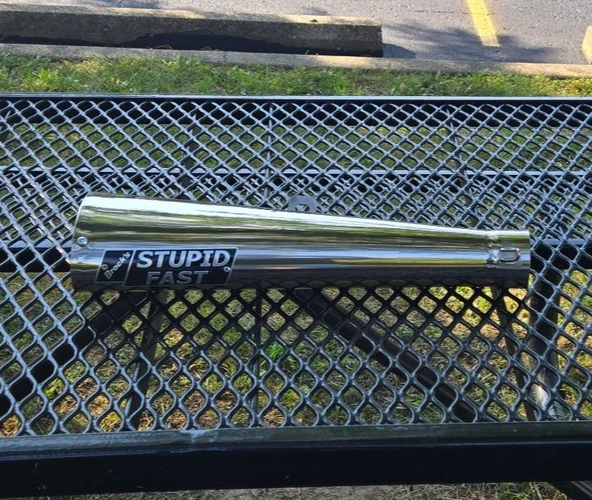 Мегафон TiWinder полированный с гоночной перегородкой был $929 - Изображение 1 из 4