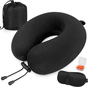 Cuscino Da Viaggio, Cuscino Collo in Memory Foam, Cuscino Di Supporto, Cuscino C - Foto 1 di 12