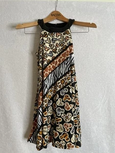 Disney Parks Girls Safari Halter Dress Size Large EUC. #30 - Picture 1 of 3