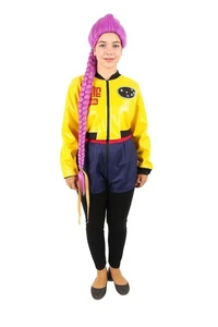Charakterinspiriertes Outfit für Damen mit Jacke, Hosenzubehör, Perücke nicht enthalten - Bild 1 von 7
