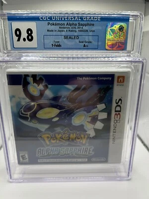 Pokemon: Alpha Sapphire (Nintendo 3DS, 2014) Graded By CGC 9.8 A++ - Image 1 of 2
