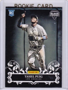 Yasiel Puig ROOKIE CARD 2013 Los Angeles DOdgers Baseball BLACK FRIDAY RC! - Picture 1 of 2