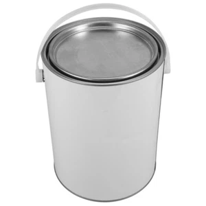 Metal Paint Can with Lid Pitch Container Multipurpose Storage Small Pail Pitch - Picture 1 of 12