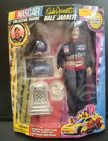 Vintage NASCAR Dale Jarrett Special Edition 12" Collector Figure Vintage Cover