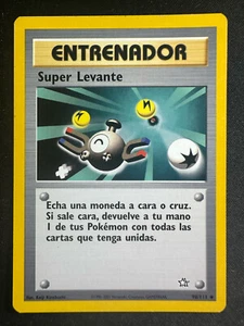 Spanish Pokemon TCG 98/111 Super Scoop Up Super Levante Neo Genesis Uncommon NM - Picture 1 of 2