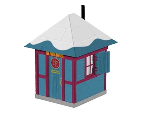 Lionel 2030140 O Scale The Polar Express Elf Warming Shacks (3) w/5 Elves - Picture 1 of 2