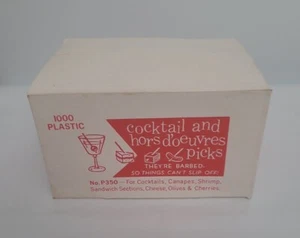 New Old Stock Vintage Cocktail Plektren Hors D'oeuvres 3,25" - Bild 1 von 3