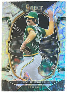 Rollie Fingers 2023 Select Silver Scope Prizm #93 Parallel Oakland Athletics MLB
