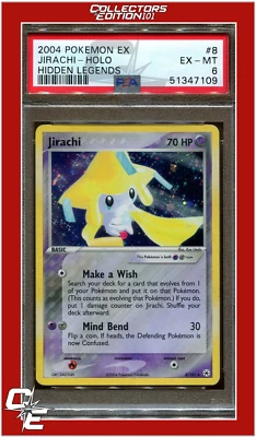 EX Hidden Legends 8 Jirachi Holo PSA 6 - Image 1 of 2