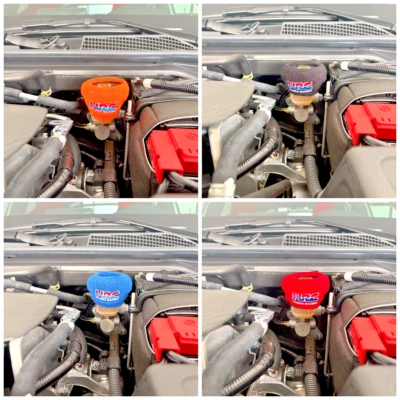 4x HRC Racing Brake/Clutch Reservoir Cover Sock Bundle JDM for Honda Acura - Image 1 of 2