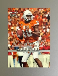 Vince Young - 2006 Fleer Ultra Lucky 13 Rookie #202 - Longhorns - Titans 🔥 - Picture 1 of 1