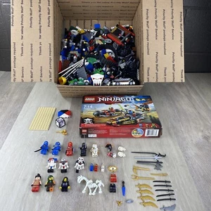 NINJAGO LEGO incomplete sets lot plus mixed pieces Swords 10 minifigures - 5 Lbs - Picture 1 of 10