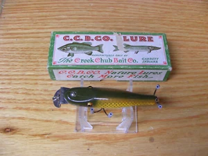 Vintage Original 2 3/4" Creek Chub Glasseye Baby Pikie Golden Shiner Orignal Box - Picture 1 of 6