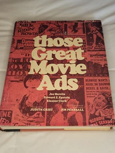 Those Great Movie Ads by Joe Morella, Edward Z Epstein - Hardcover with DJ 1972 - Foto 1 di 7