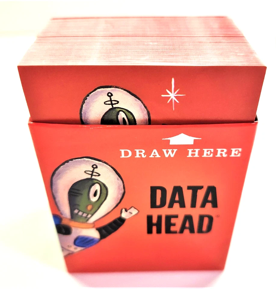 WOW Cranium 2007 Board Game Data Head Cards Replacement Parts Pieces - Image 1 of 1