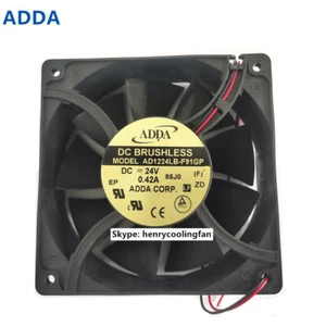 ADDA AD1224LB-F91GP Axial Fan 24VDC 0.42A 120*120*38MM 2wire Welding Machine Fan - Picture 1 of 3