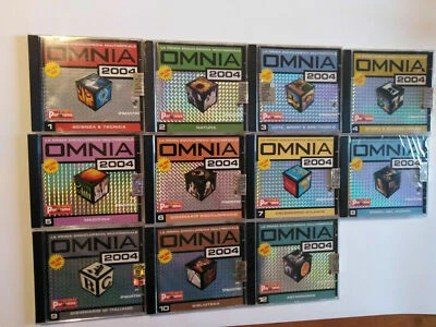  Dettagli su  OMNIA 2004 CD-ROM Enciclopedia Multimediale 11 Dischi DeAgostini  - Immagine 1 di 4