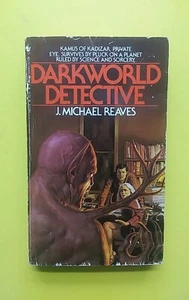Rare Darkworld Detective paperback book by J Michael Reaves Sci-Fi Fantasy Novel - Foto 1 di 4