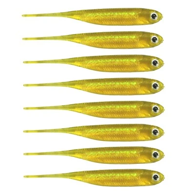 Fox Rage Tiddler Slow Micro Gummifisch 5cm Pintail Barsch Forelle Gold Shiner - Bild 1 von 2