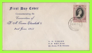 Basutoland 1953 QEII Coronation printed (Fisher) First Day Cover - Picture 1 of 1