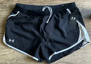Under Armour Fly By 2.0 HeatGear Running Gym Shorts Lined Loose Fit Wmn’s XL NWT - Picture 1 of 5