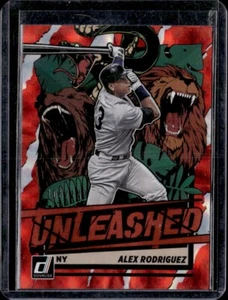 2021 Donruss #UNL23 Alex Rodriguez Unleashed Red #105/149 - Picture 1 of 2