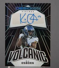 2023 Panini Obsidian VOLCANIC Auto KJ Osborn Autograph  /199 Vikings Football
