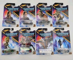 2016 HOT WHEELS MARVEL GUARDIANS OF THE GALAXY 2 DIECAST CARS LOT OF 8 (No #4) - Picture 1 of 14