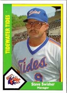 1990 CMC Steve Swisher #684 Tidewater Tides Baseball Card