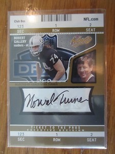 2004 FLEER AUTHENTIX NORV TURNER GOLD AUTO 23/25 TIC TO PRO W/ ROBERT GALLEY RC