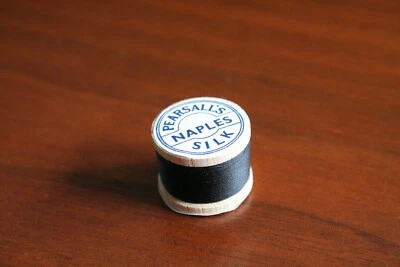 Vintage Pearsall's Naples Silk No. 9 Black New 'Old' Stock 1 Bobbin see descrip - Image 1 of 4
