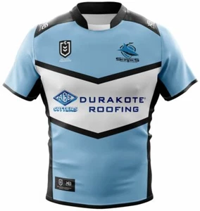 Cronulla Sharks Home Jersey Mens Sizes Small - XL Available NRL XBlades 19 - Photo 1/10