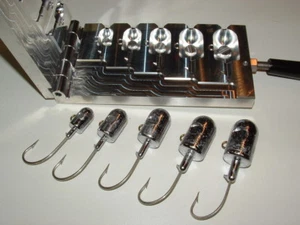 Saltwater Bullet Jig with eyes 2,4,6,8,10oz mold CNC Aluminum - Picture 1 of 5