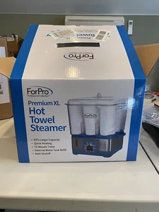 Forpro Premium XL Hot Towel Steamer, 50% Larger Capacity, Holds 9 Facial Towels - Picture 1 of 5