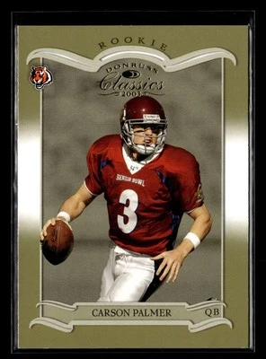 2003 Donruss Classics Carson Palmer #153 Rookie /900 Cincinnati Bengals FX4361 - Image 1 of 2