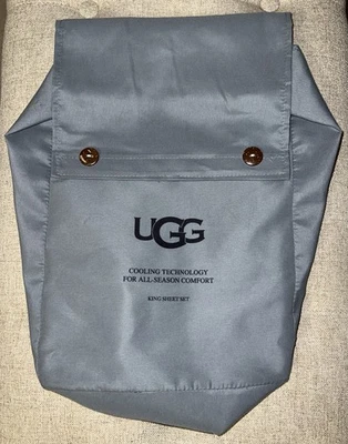 Juego de sábanas UGG King bolsa de almacenamiento de tecnología de refrigeración (solo bolsa) - gris Foto 1 de 4