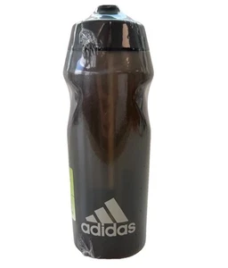 adidas Performance Water Bottle 500ml Black Running Fitness Gym Travel New - Picture 1 of 3