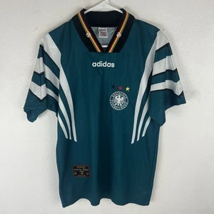 Germany 1996/1998 Adidas Away Official Remake Football Shirt Soccer Jersey sz S - Picture 1 of 5