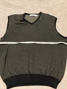 Vintage Mens St. Croix Knits Sweater Vest Cotton Poly Made In USA XXL 2XL VTG - Picture 1 of 8