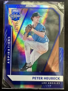 2021 Panini Elite Extra Edition Aspirations Die-Cut /91 Peter Heubeck #7 - Picture 1 of 3