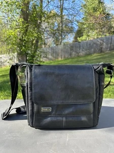 Borsa per fotocamera ThinkTank Lily Deanne Lucido in pelle nera blu tracolla - Foto 1 di 13
