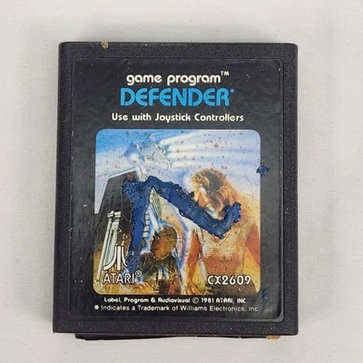 Defender Atari 1981 Vintage/Retro Gaming BARE CARTRIDGE ONLY Untested - Image 1 of 4