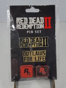 Red Dead Redemption 2 - Rockstar Games Pin Set - Official Promo (2018) NEU - Bild 1 von 3