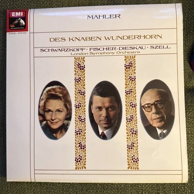 SAN 218 MAHLER Des Knaben Wunderhorn Schwarzkopf Fischer-Dieskau NM vinyl. Foto 1 de 4